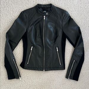 EXPRESS | Size XS | Women's Black Leather Jacket